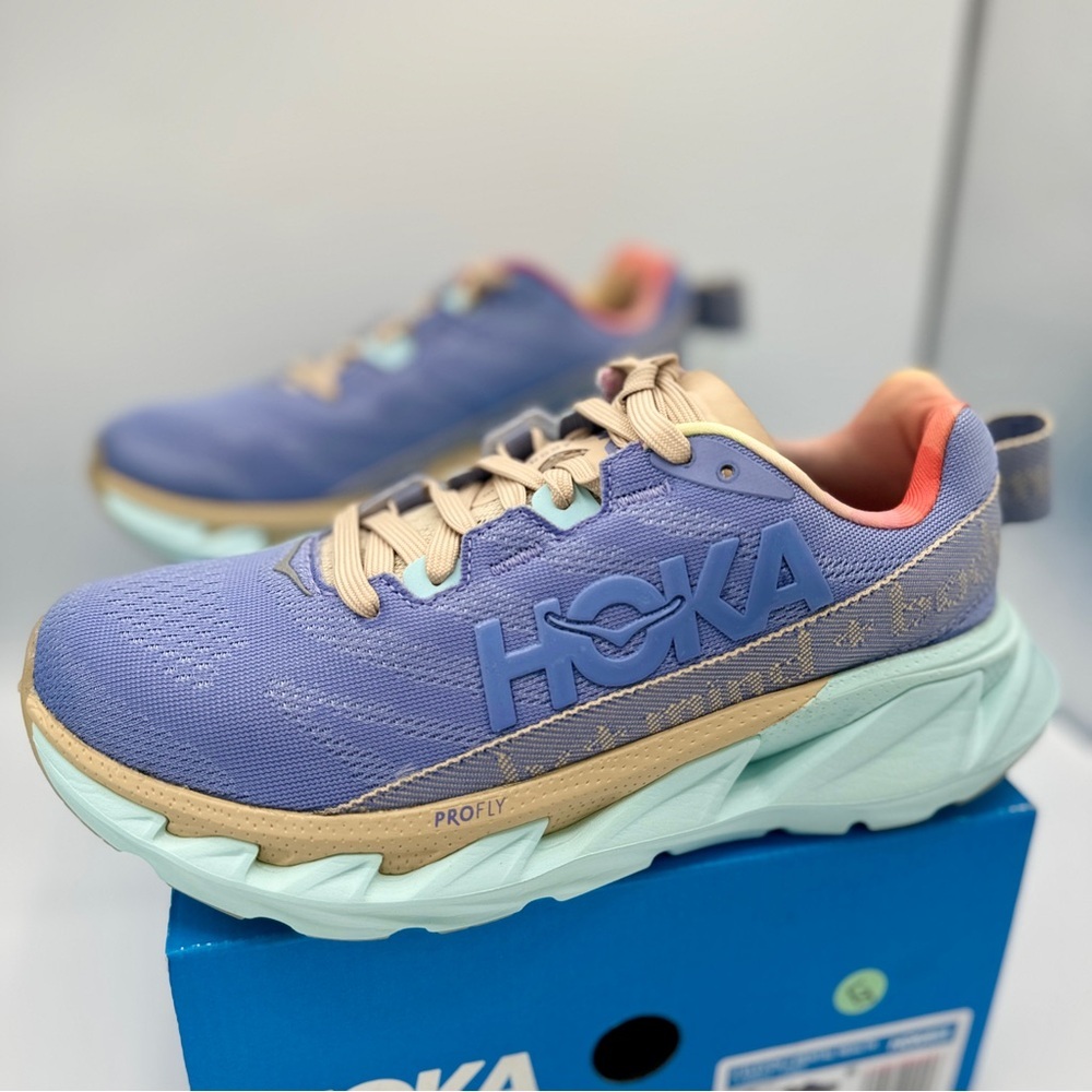 NWT Hoka Elevon 2 Running Shoes Mental Health Sneakers Unisex Purple Blue Glass​ - Picture 9 of 16
